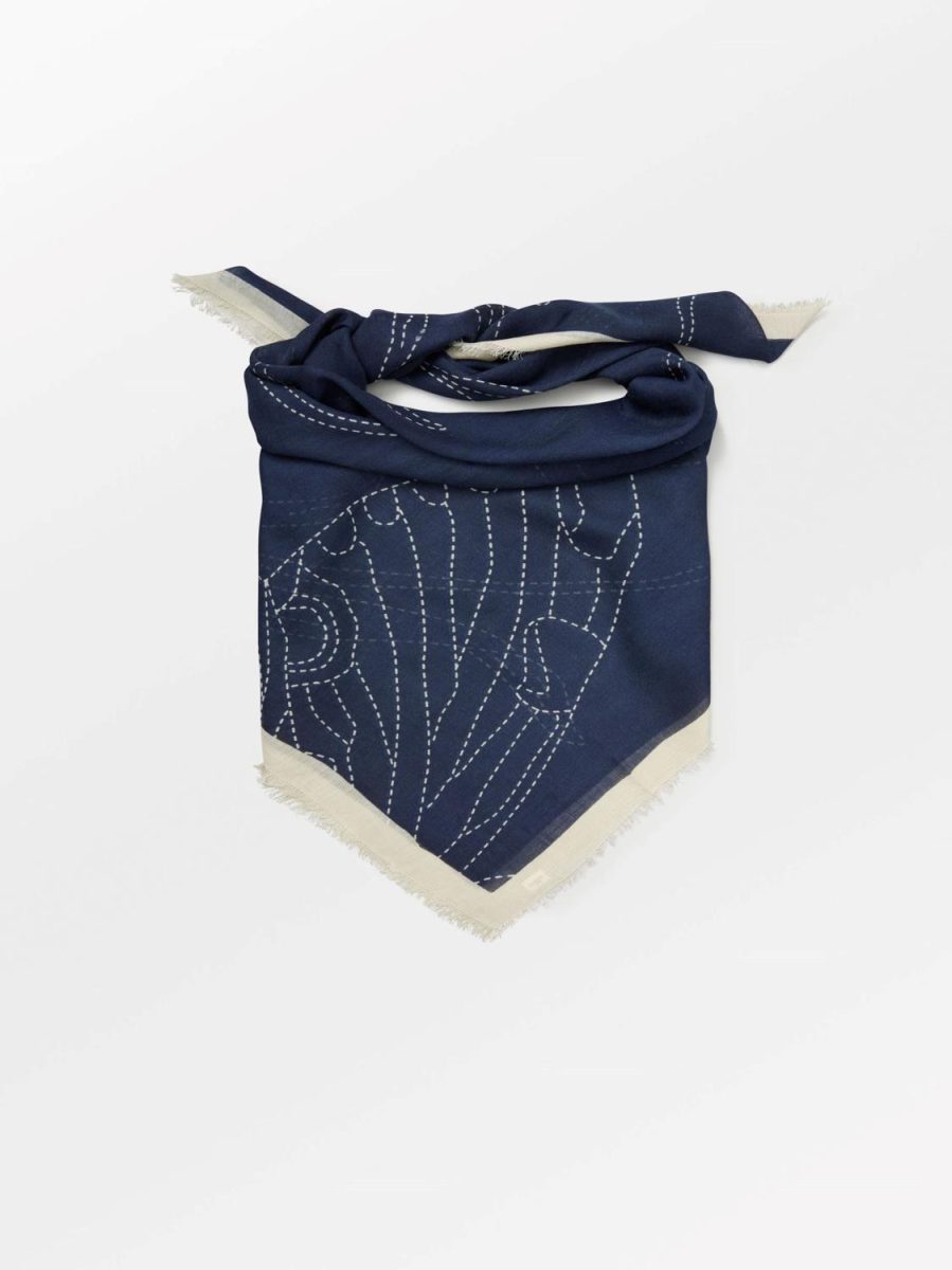 Stitcha Siw Scarf Navy Blue