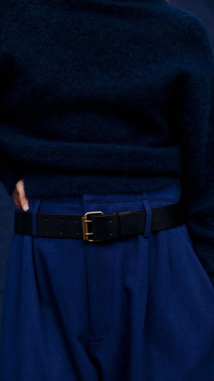 Leather Belt - Black