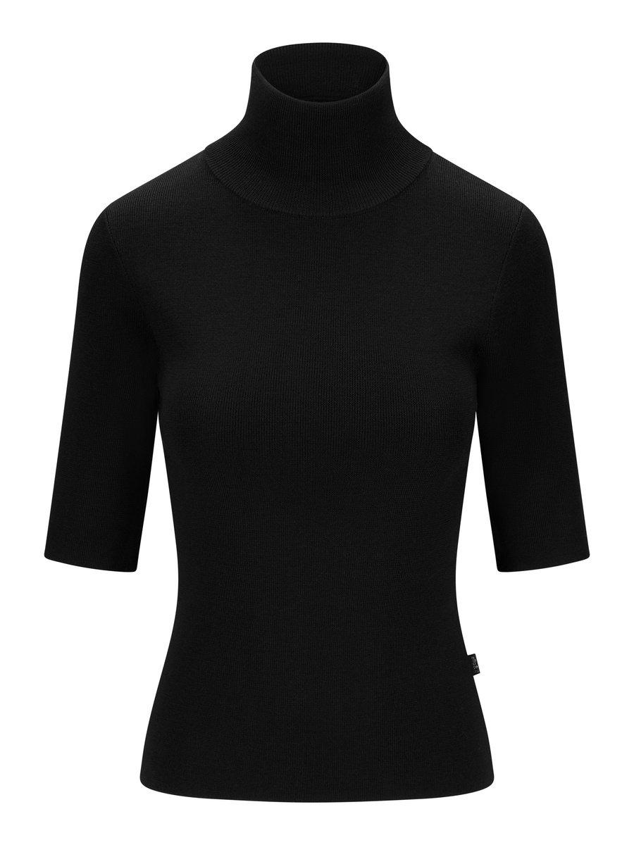 Melly merino tee Black