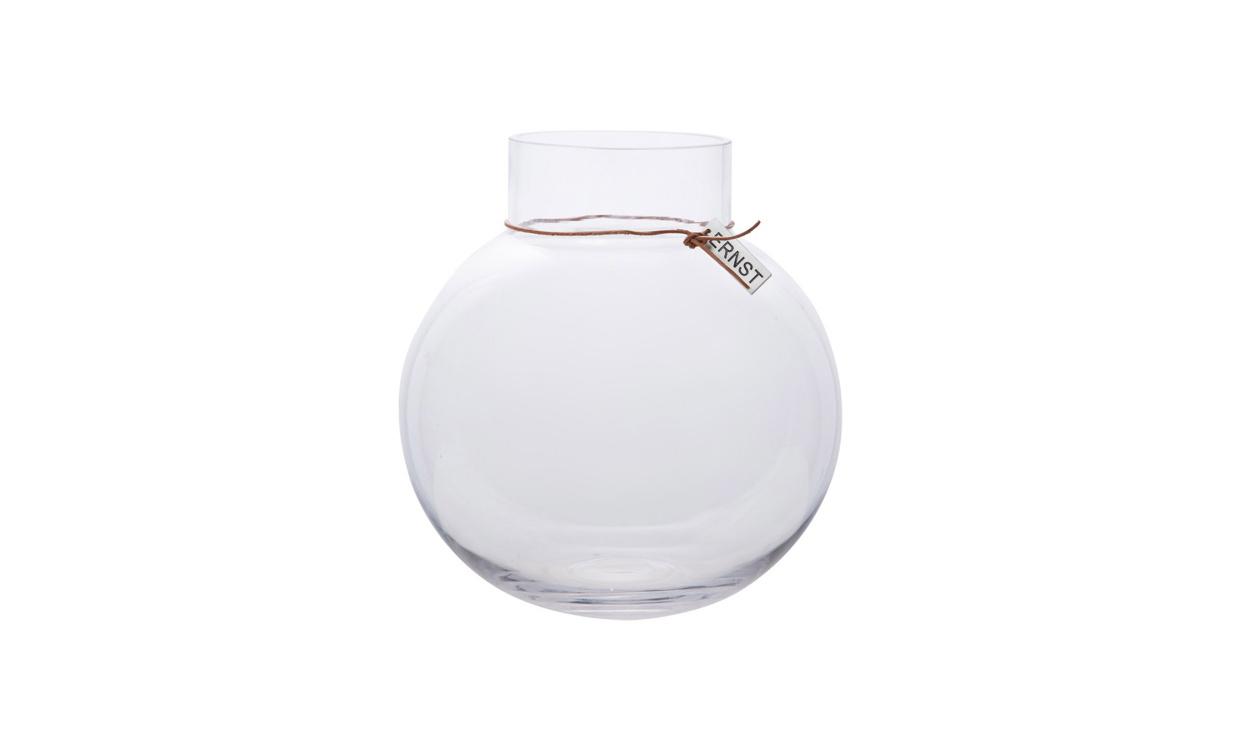 Glassvase rund d24 h25 cm