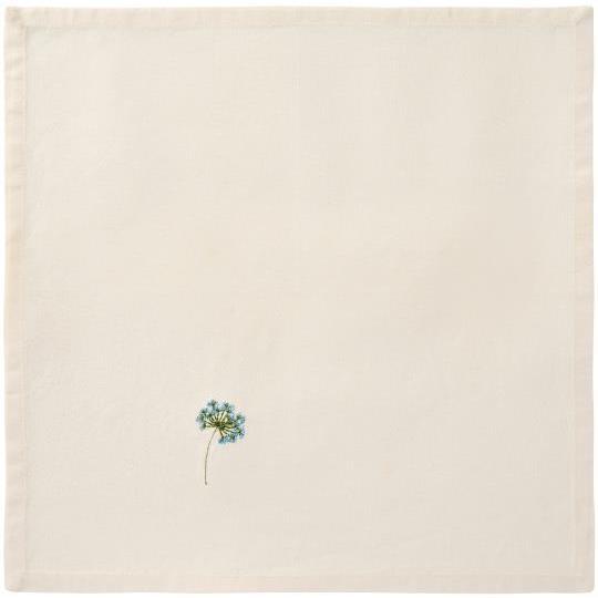 Stoffserviett Flora m/skjærmblomst
