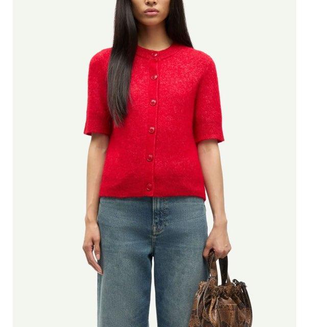 Sanoura SS Cardiagan - Haute Red