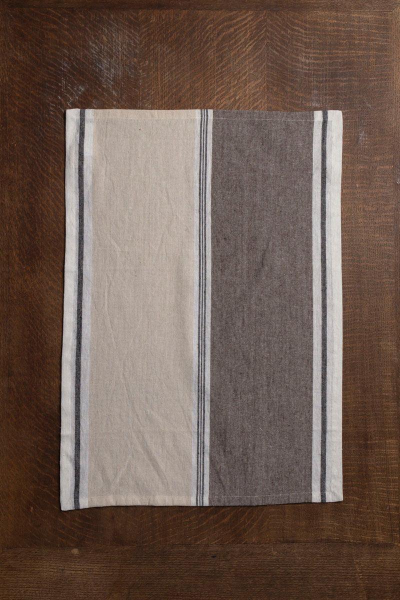 Kjøkkenhådkle - Lin/Bomull Natur/Brun