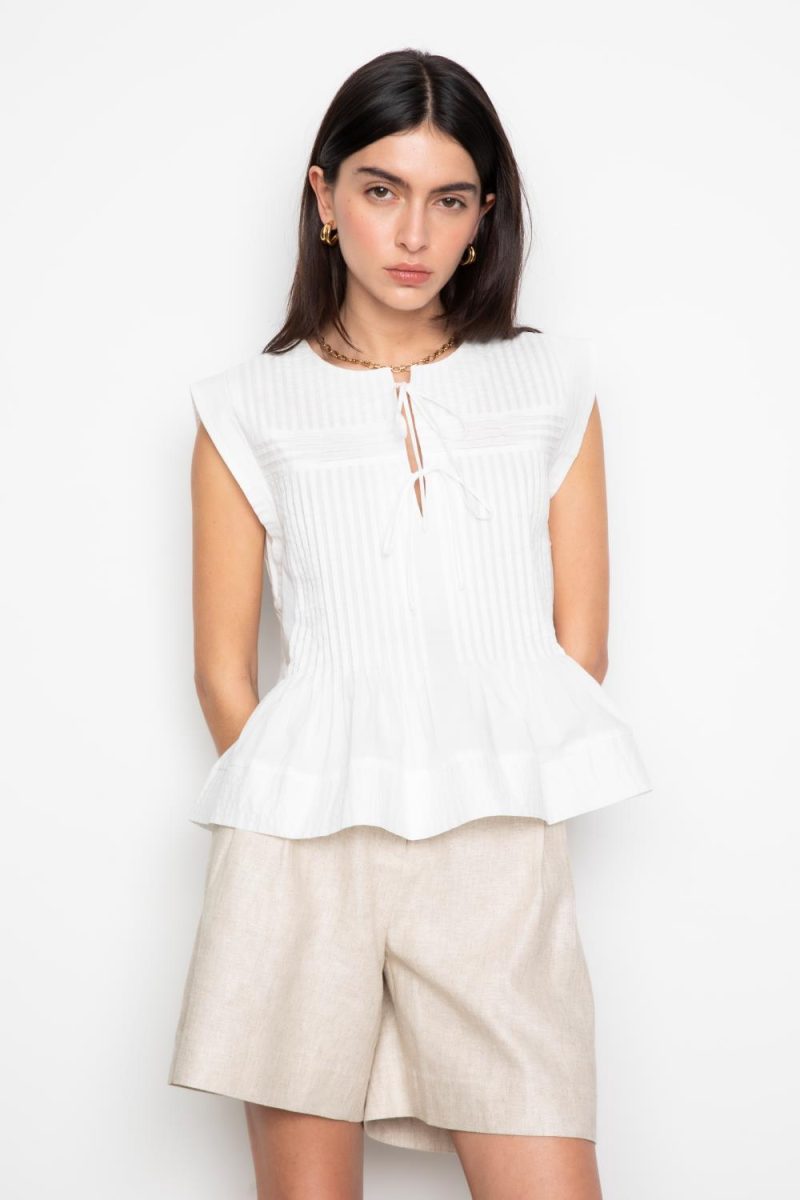 Mavie Top White