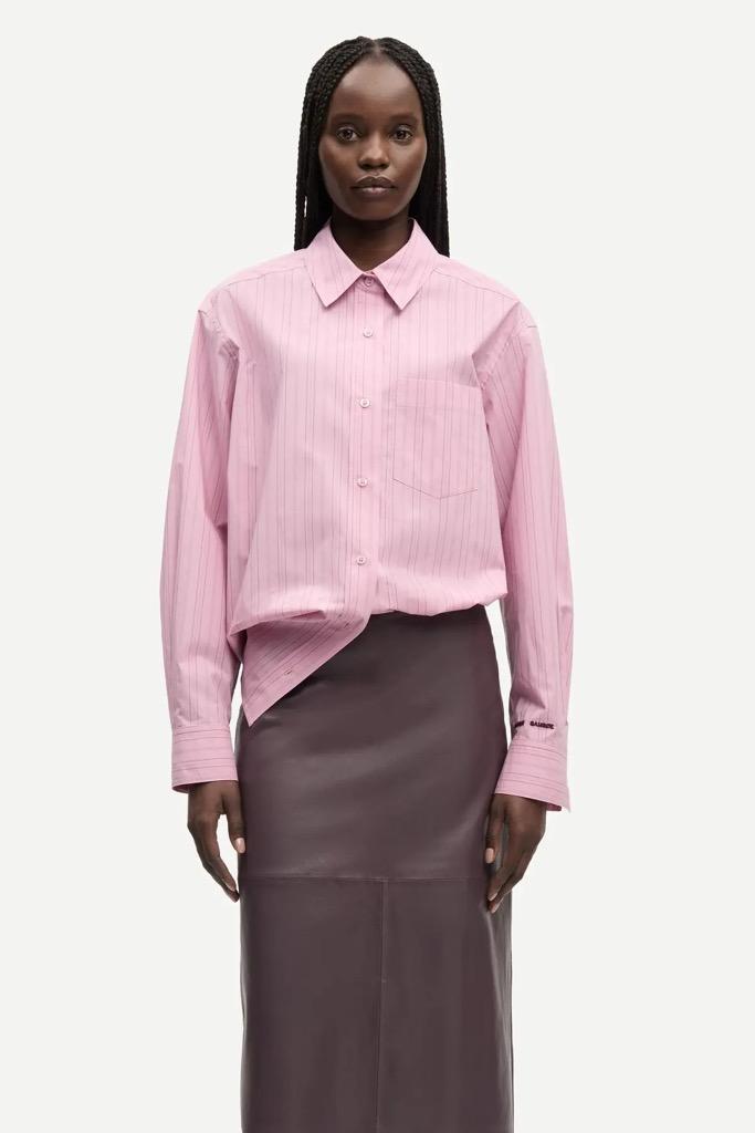 Salova pocket shirt Orchid Fudge