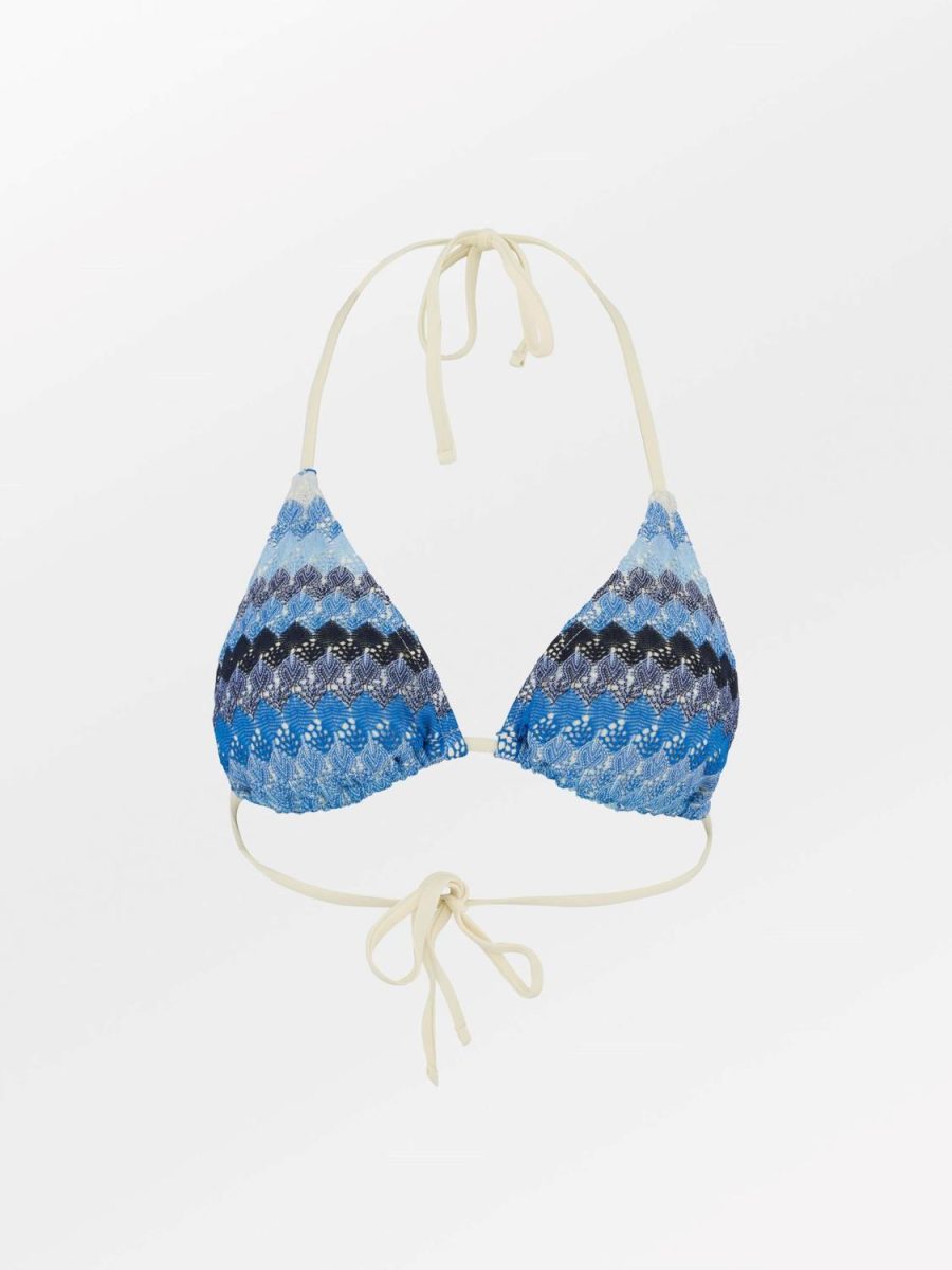 Amber Bel Bikini Top Dazzling Blue