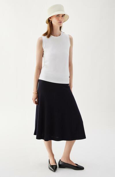 Ebba solid top - white