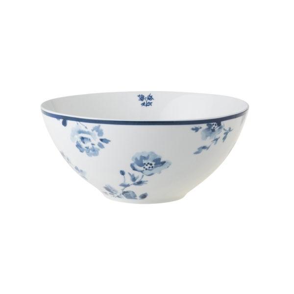 Bolle 16 cm Laura Ashley Chinese Rose blå / hvit porselen