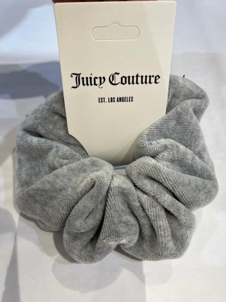 Juicy Couture Scrunchie - Silver Marl.