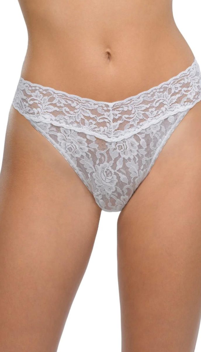 Hanky Panky Signature Lace Original Rise Thong - White