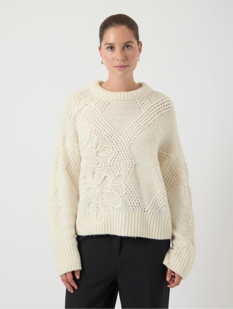 Yasflora LS Knit Pullover Birch