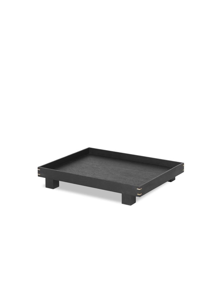 Bon Wooden Tray, Small Black Oak