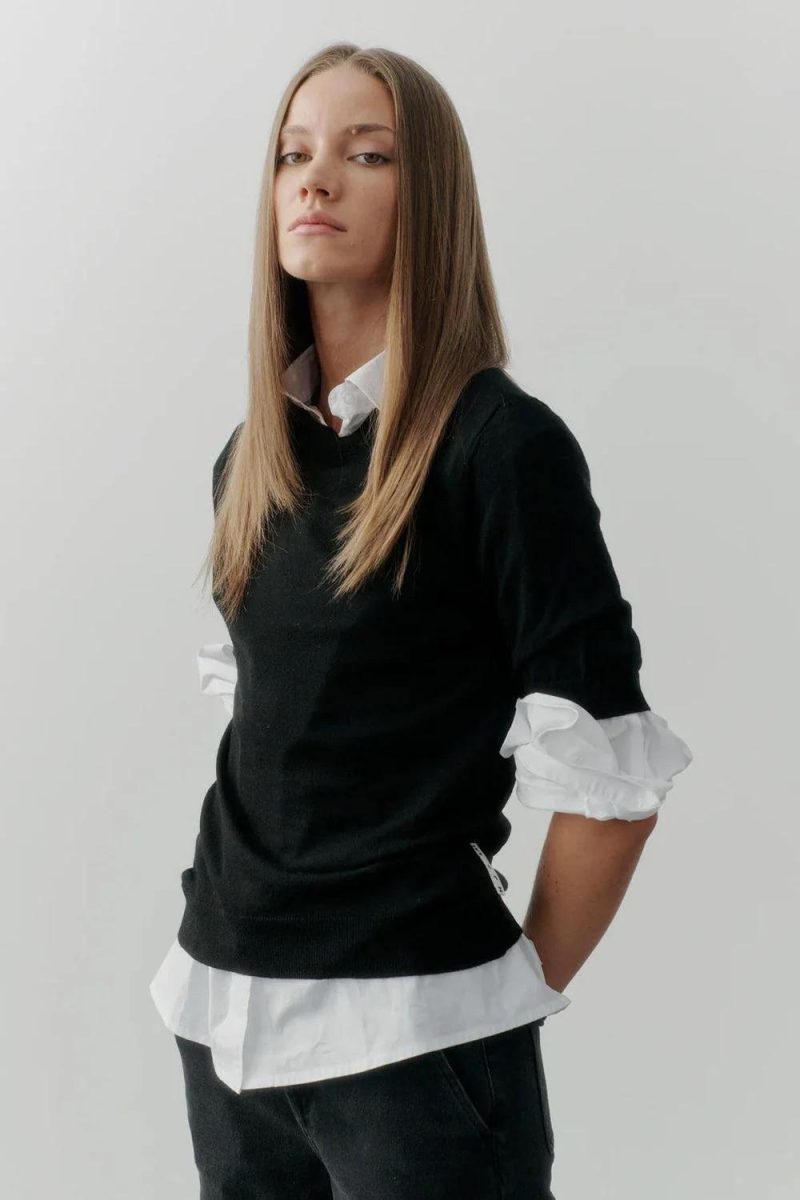 IVY - Essex SS O-Neck Knit - Black