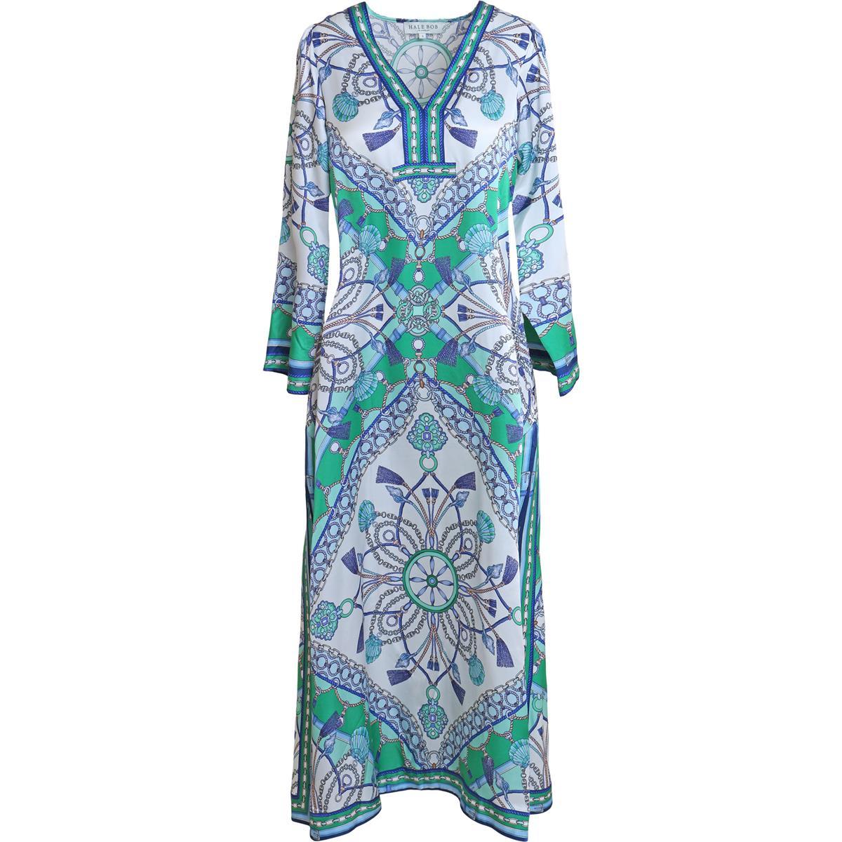 Laylani Kaftan Dress Blue
