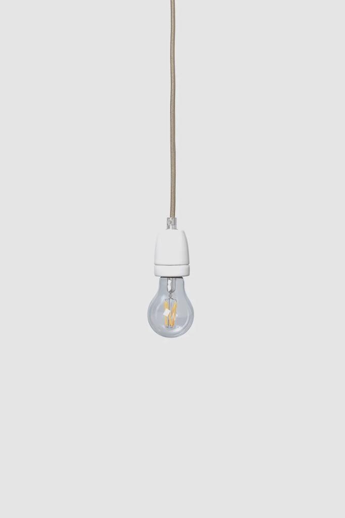 Fabric Cord Set Ceramic Socket 4m Pendant