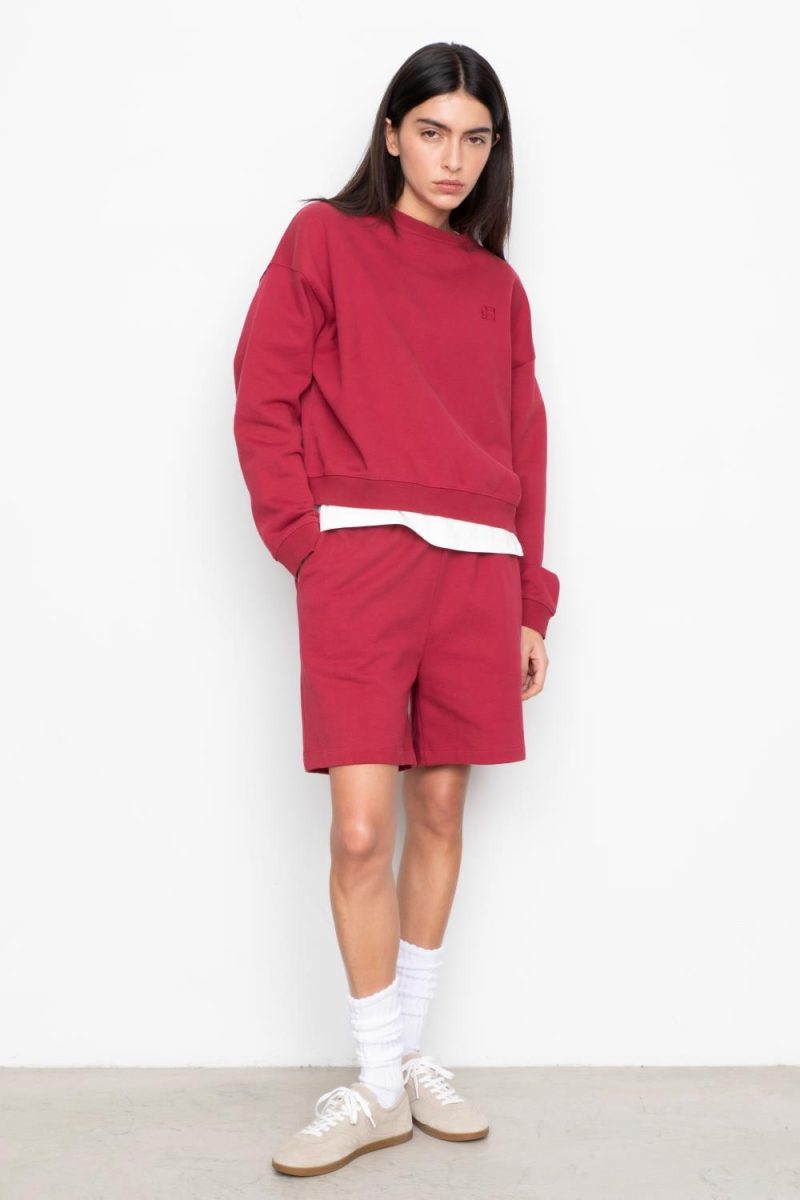Maggy Sweatshorts - Berry