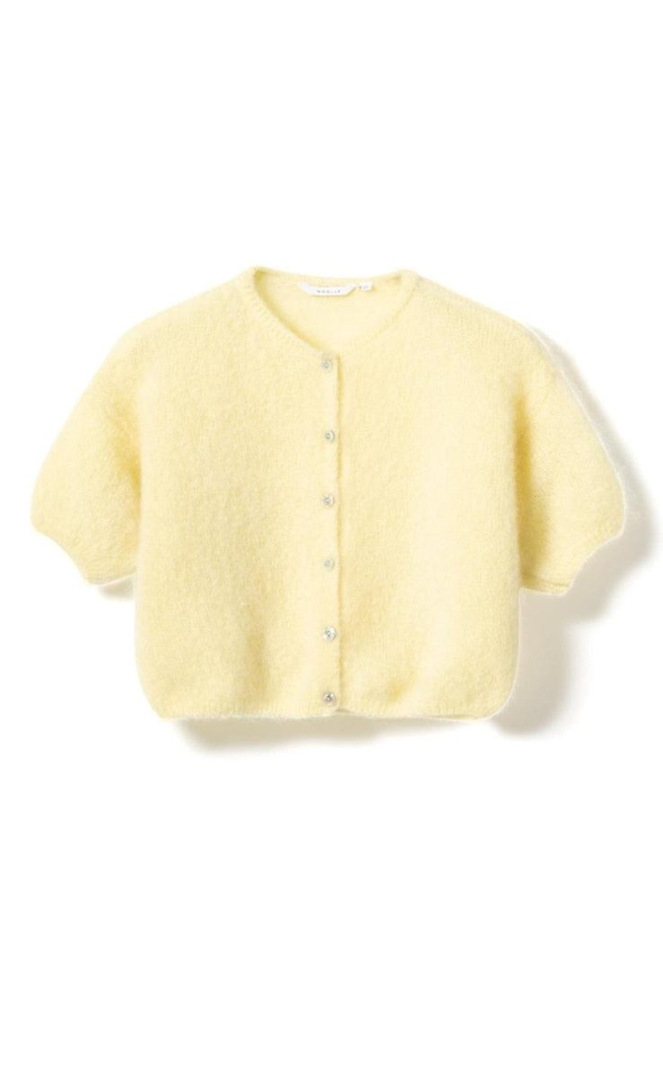 N-Lorell Strikket Cardigan Gul