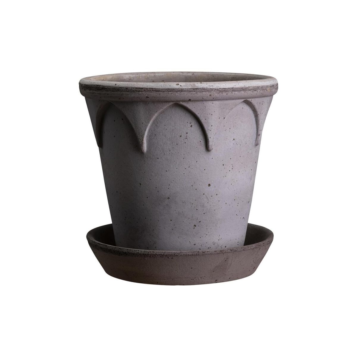 Potte - Elizabeth m/skål Grå 21 cm
