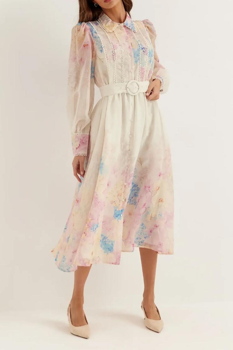 Yasflorence LS Long Dress Pristine