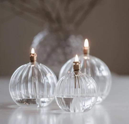 Peri Design Oljelampe Ball Elegant Medium Brass
