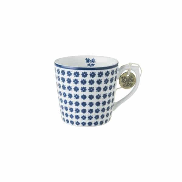 Krus lite Humble Daisy Laura Ashley blå / hvit porselen