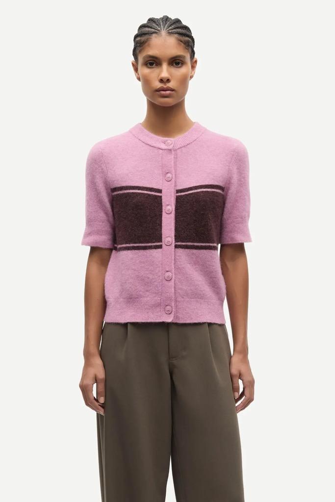 Sanoura SS Cardigan - Orcid Wide St.