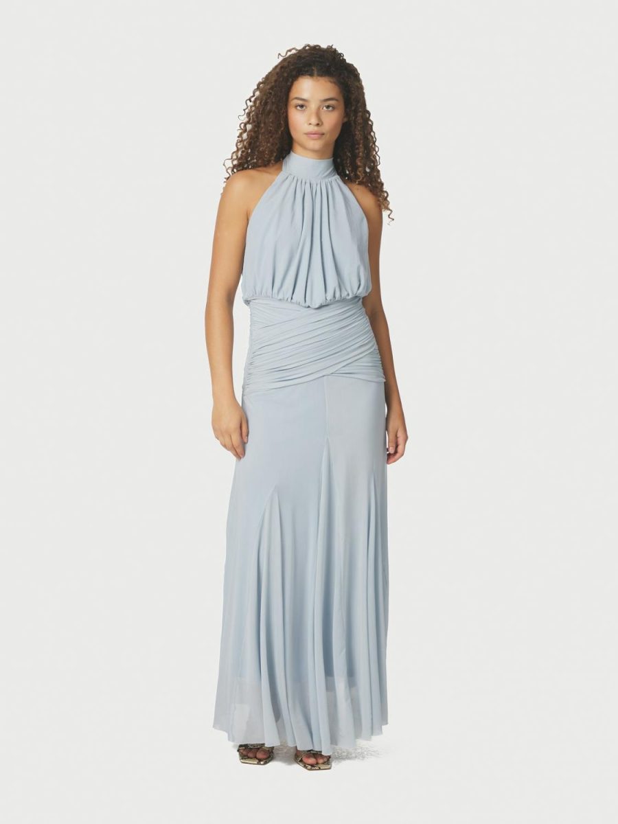 Lisseth Mesh Dres Light Blue