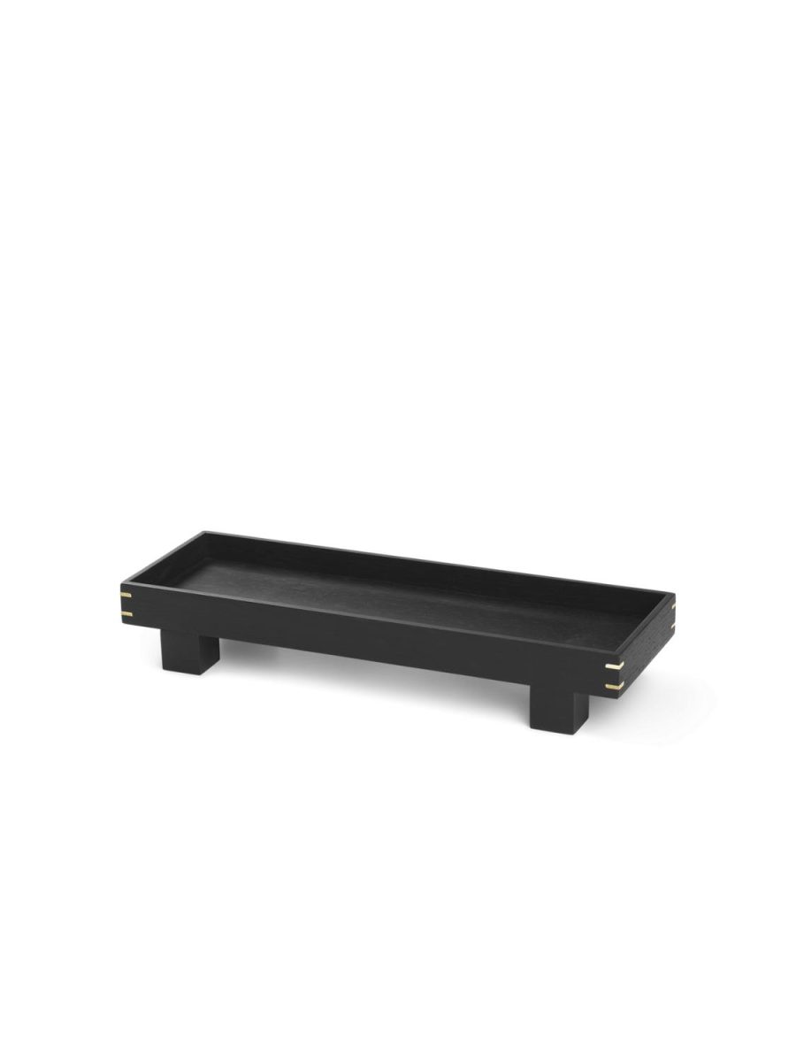 Bon Wooden Trey Extra Small Black Oak