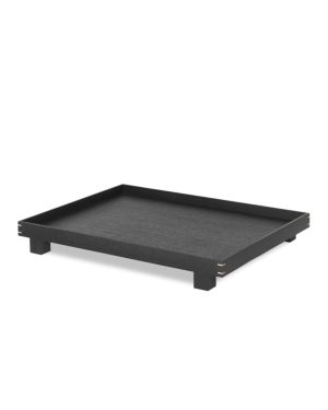 Bon Wooden Tray, Large Black Oak