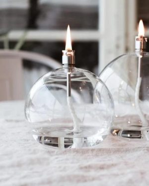 Peri Design Oljelampe Ball Medium Brass