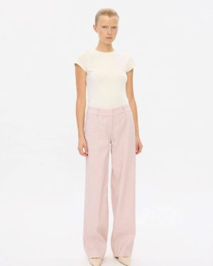 DenaFV Long Strawberry Cream Linen