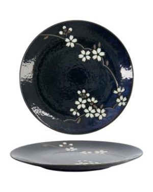 Cobalt Blue Sakura Plate 23,5 cm