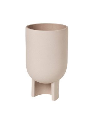 Serene Flowerpot M Terracotta, Sand