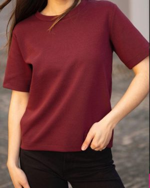 Tessa t-shirt - Bordeaux