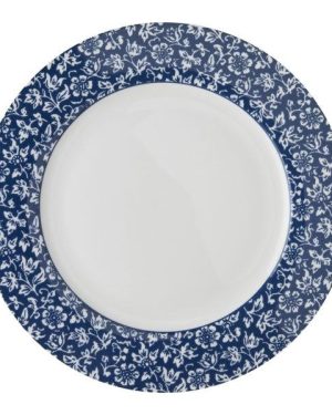 Tallerken Middag 26 cm Laura Ashley Sweet Allysum blå / hvit porselen