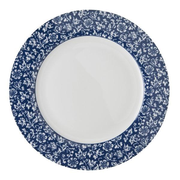 Tallerken Middag 26 cm Laura Ashley Sweet Allysum blå / hvit porselen