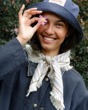 Scallopia Striped Sia Scarf