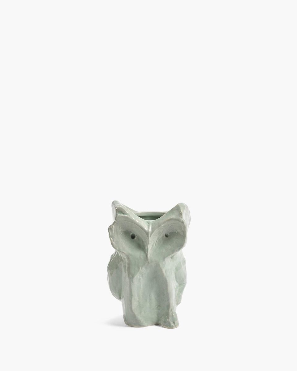 OWL VASE XS LIGHT BLUE AFTER MIDNIGHT