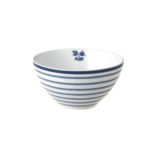 Bolle 9 cm Laura Ashley Candy Stripe blå / hvit
