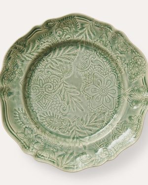 Large Round Dish - Antique