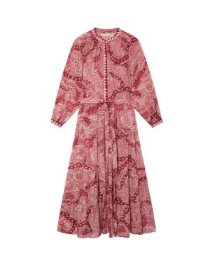 Red Java Tina Dress - Volcano