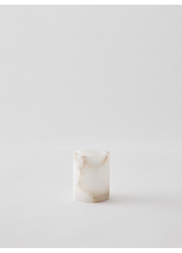 Alabaster Candleholder Natural XS