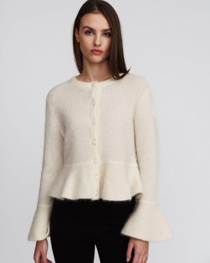 Maren Chunky Cardigan Bright White
