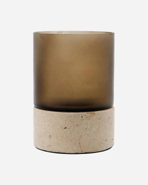 Candle holder small HDRivo - Brown