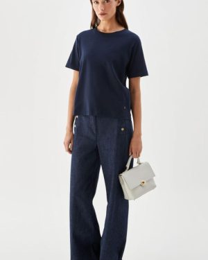 Tessa Lux T-Shirt Dark Blue