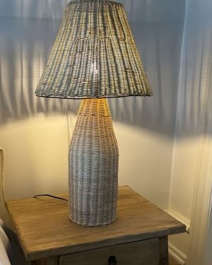 Wicker Dora Table Lamp