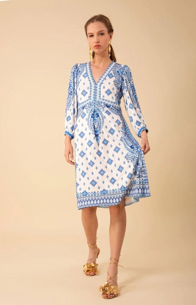 Reagan Dress - Blue