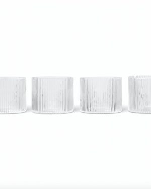 Ripple Low Glasses - Clear
