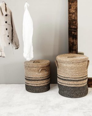 Kurv Sett 2 stk HDLaundry Natur