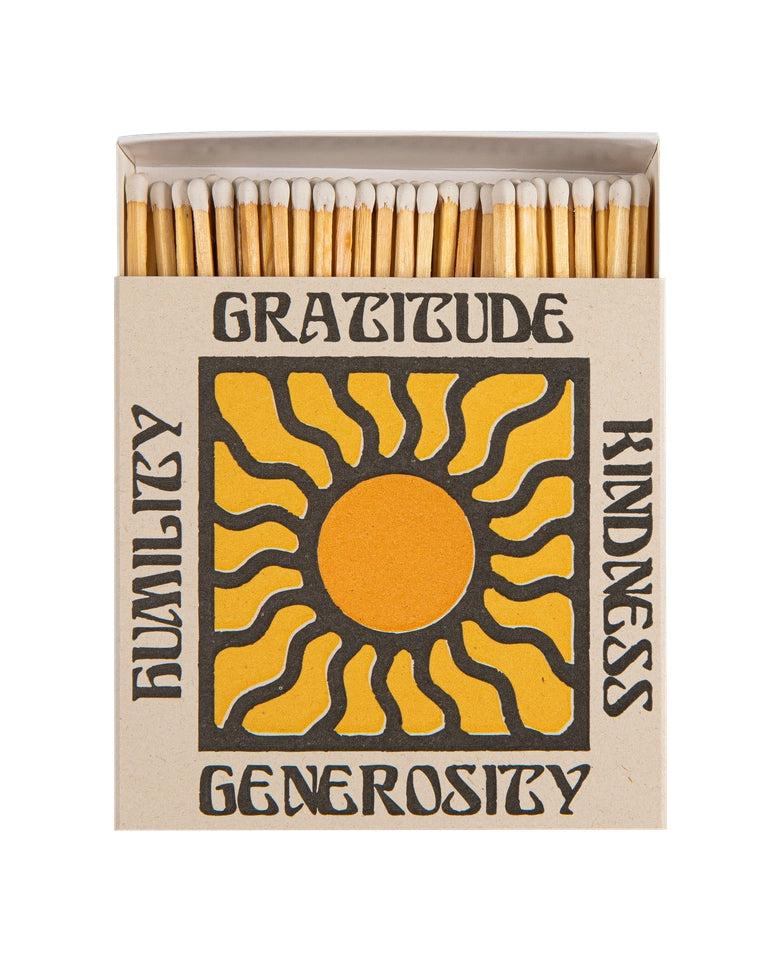 Fyrstikker - Gratitude and Kindness